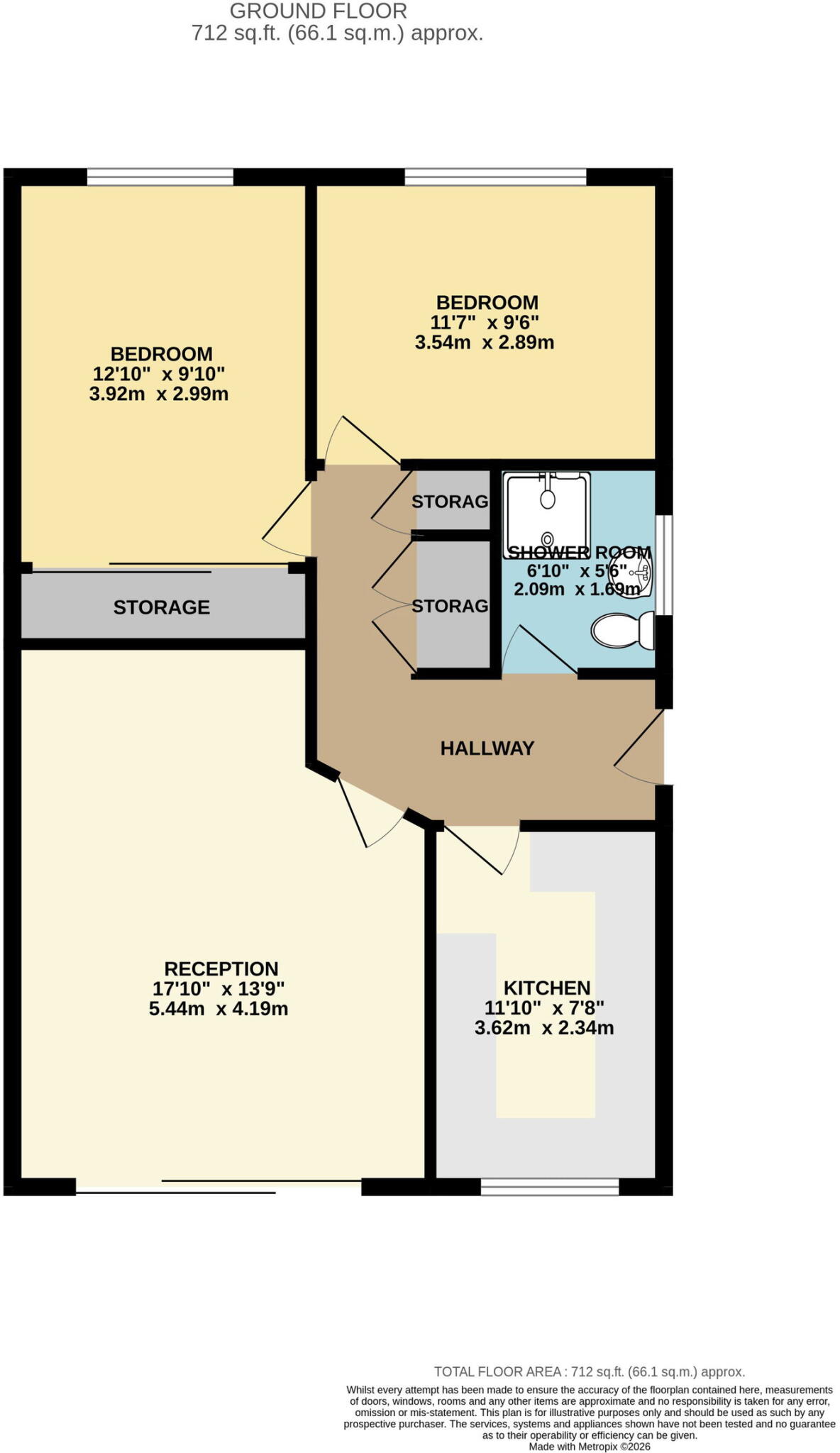 Rolls Avenue, Penpedairheol, CF82 floorplan