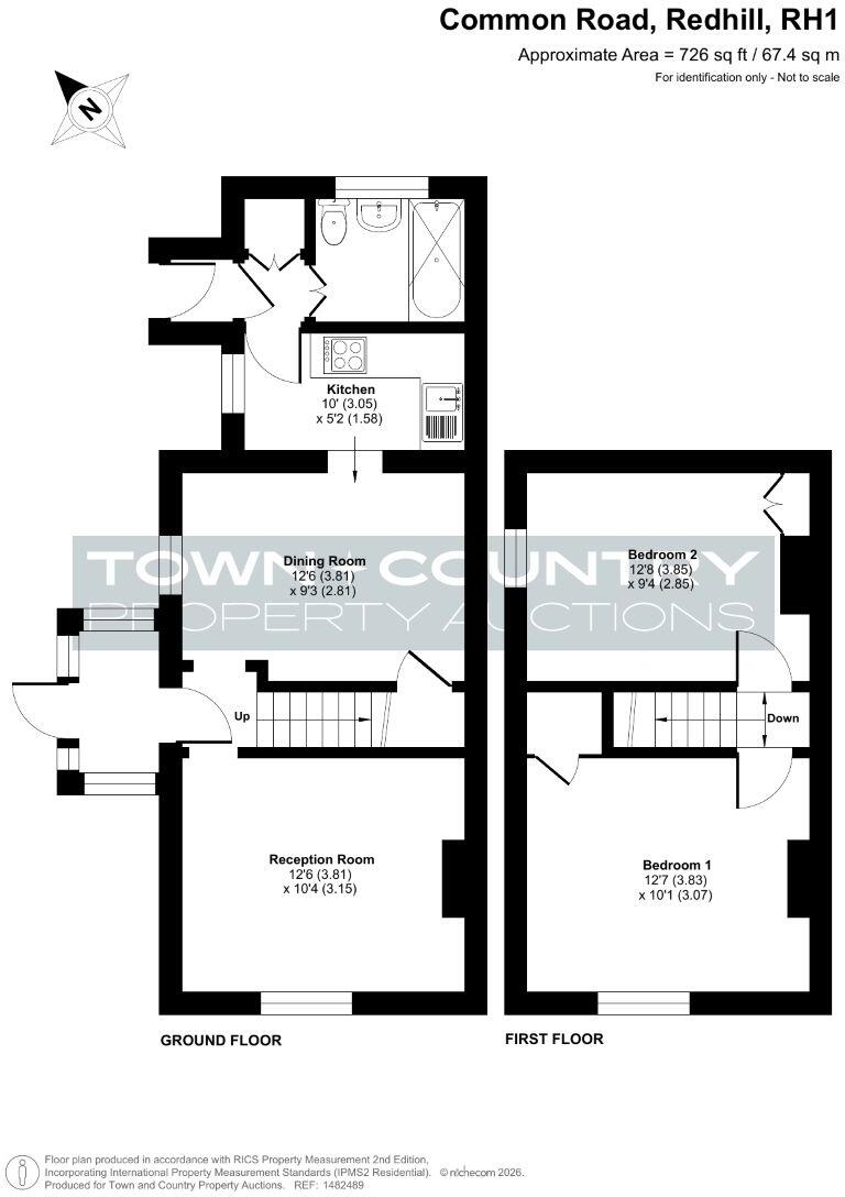31 Common Road, Redhill, Surrey, RH1 6HG floorplan