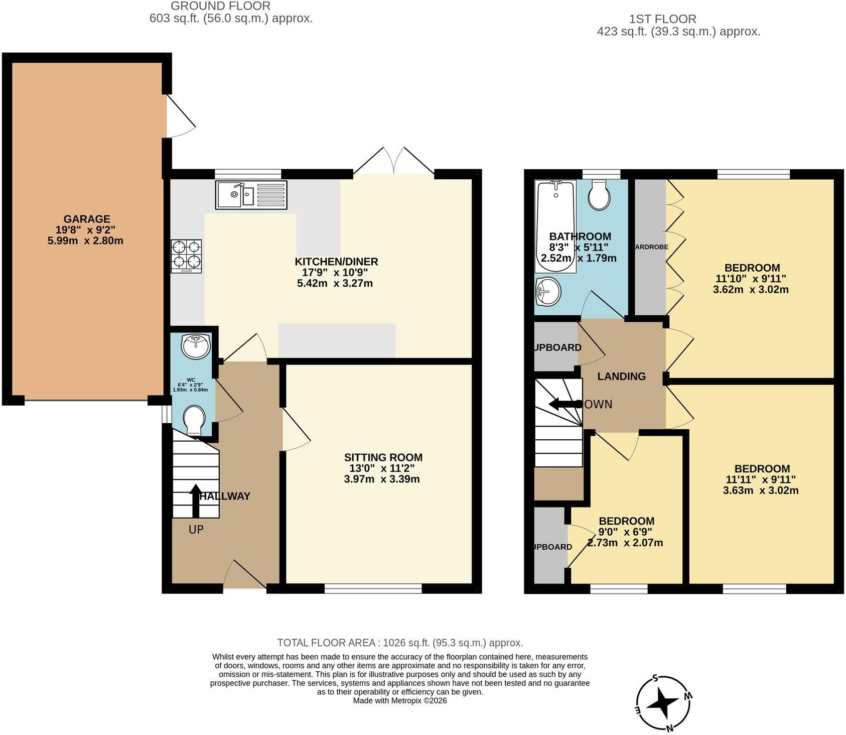 Stag Valley Road, Bridgwater, TA6 floorplan