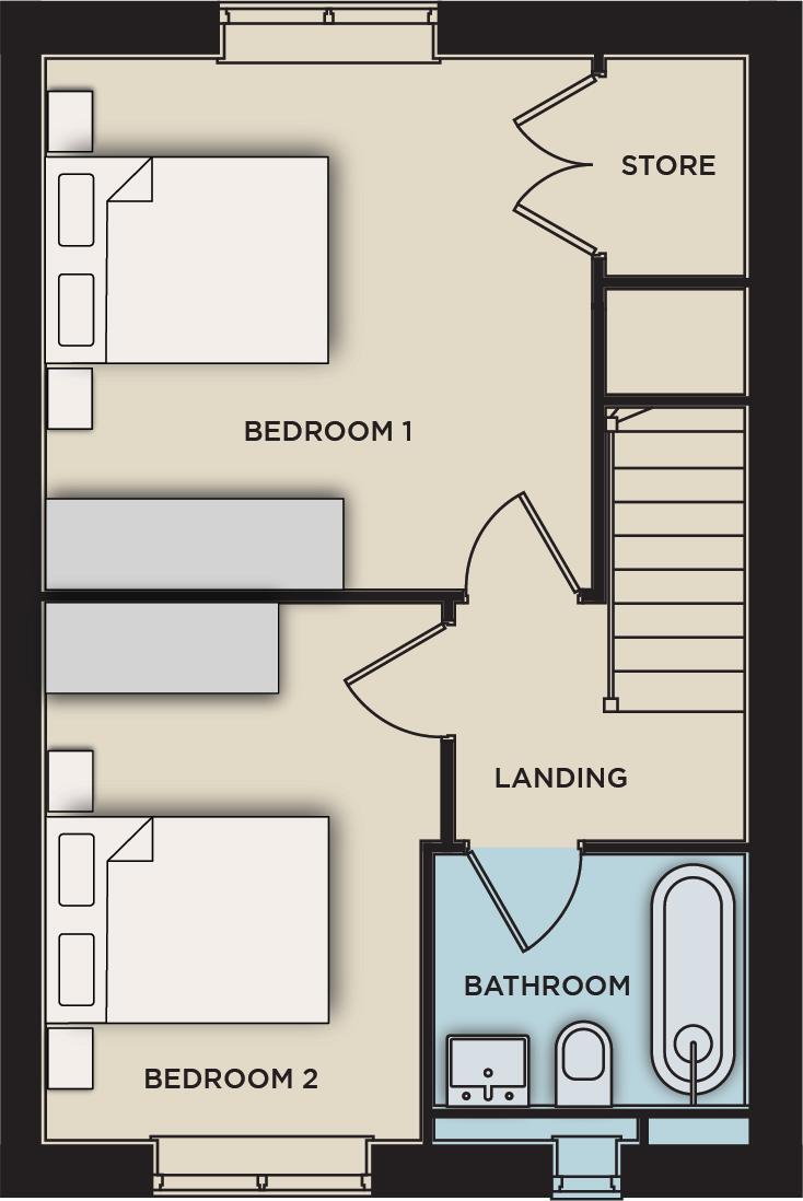 Plot 176 Cropton, Bishop's Green, Prebend Lane, Welton, Lincolnshire, LN2 3JR floorplan