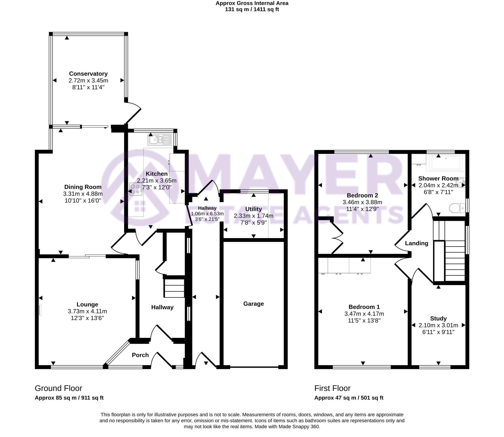 Lynwood Avenue, Plympton floorplan