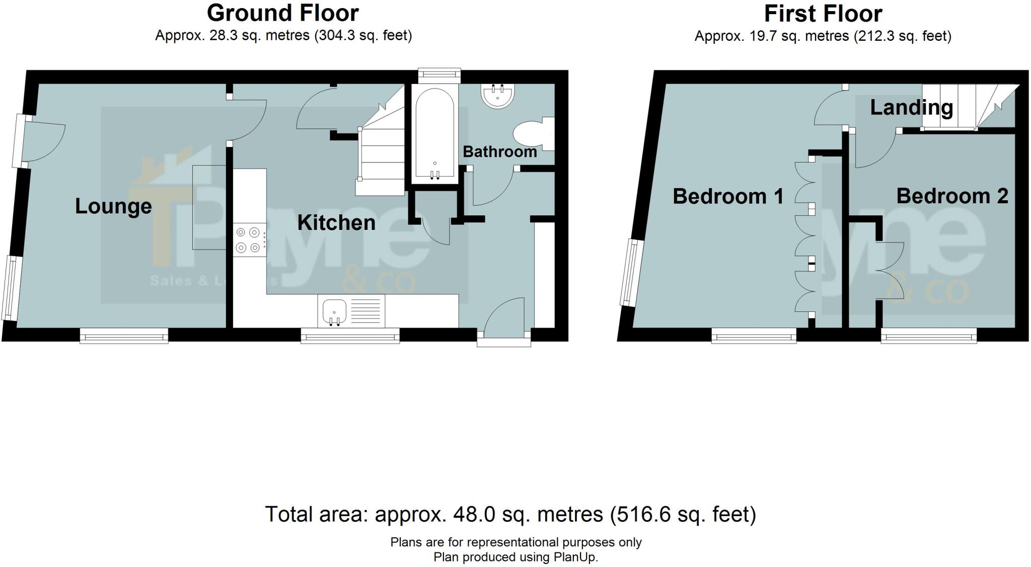 Pound Road, Chatteris, Cambs., PE16 6RL floorplan