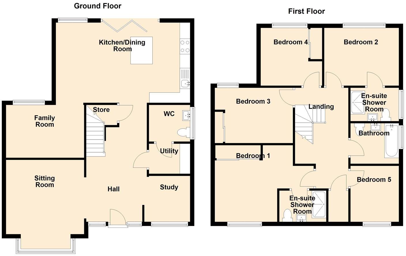 Ecclesbourne Lane, Mickleover, Derby floorplan