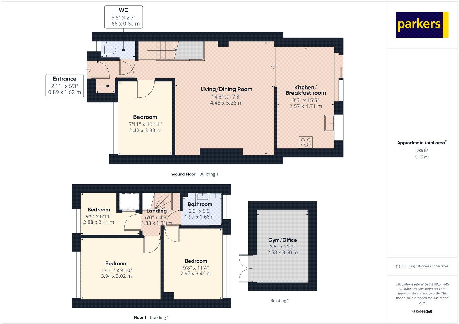 Meadow Way, Theale, Reading, Berkshire, RG7 floorplan