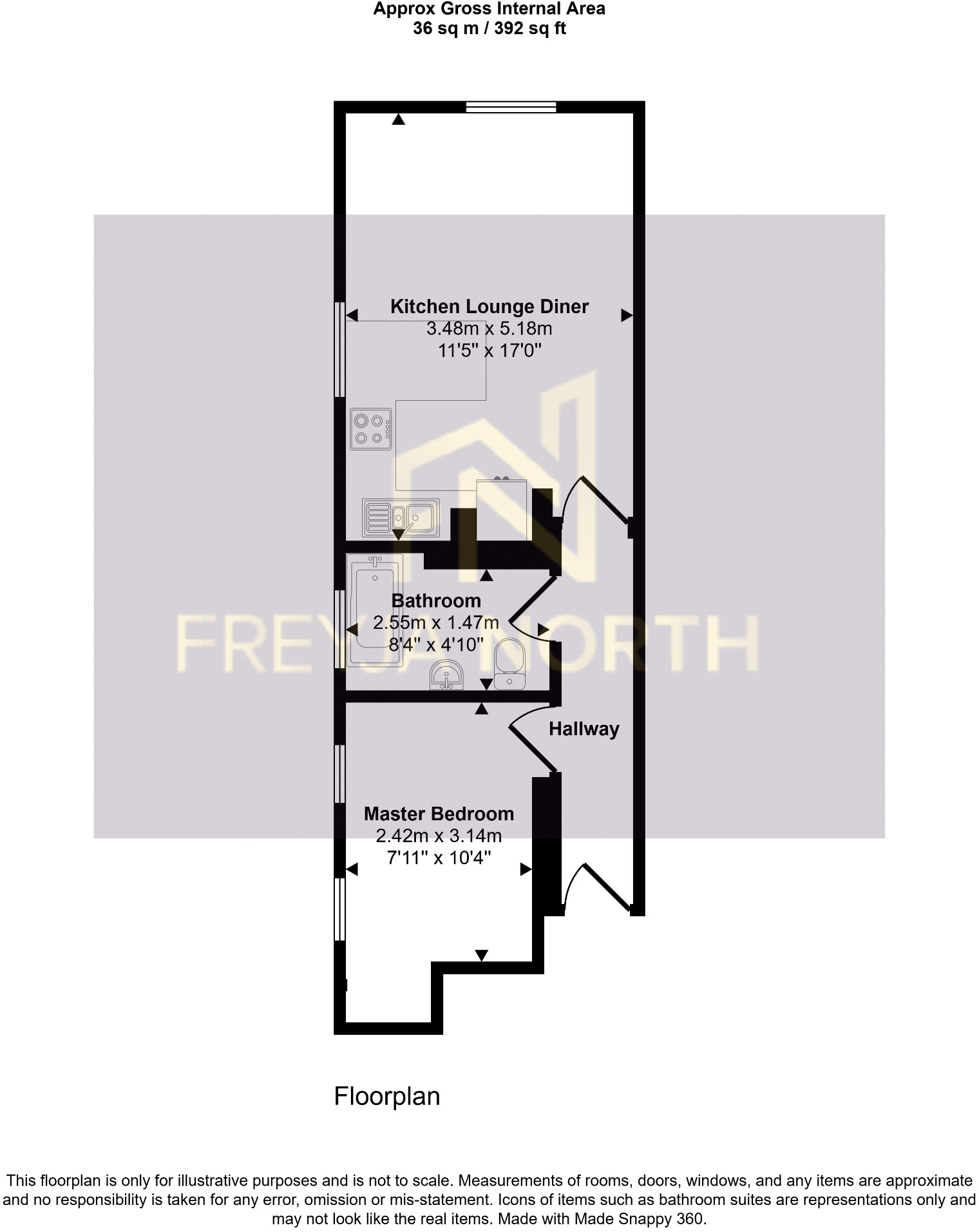 21 Rodney Street, Liverpool, Merseyside, L1 floorplan