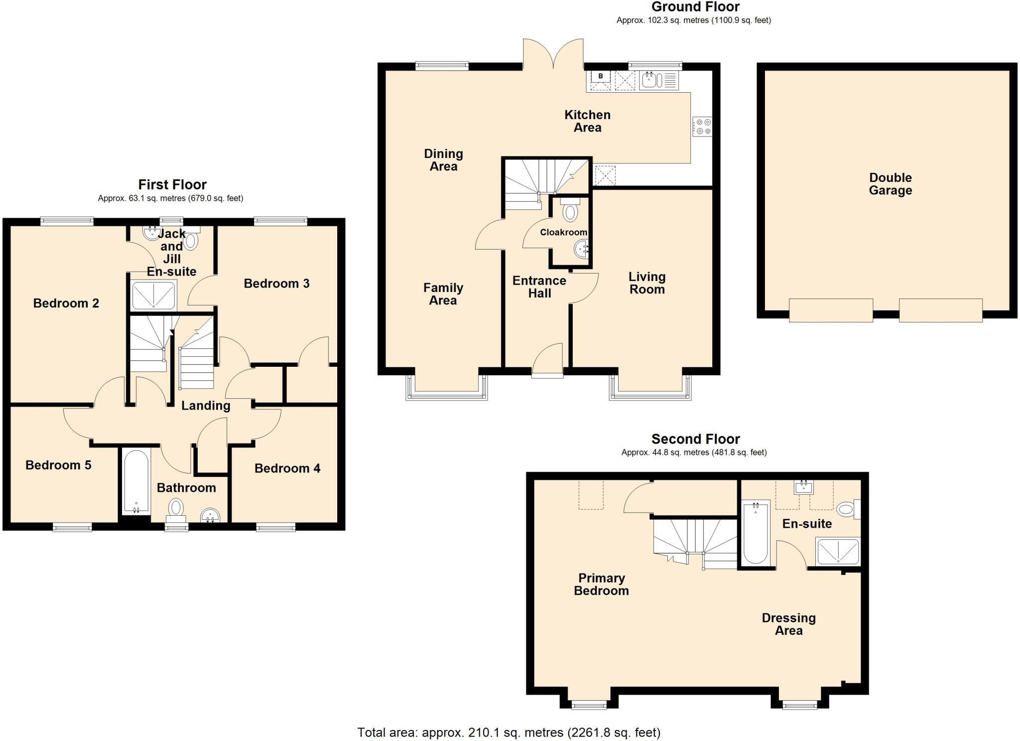 Castlemead, Trowbridge floorplan