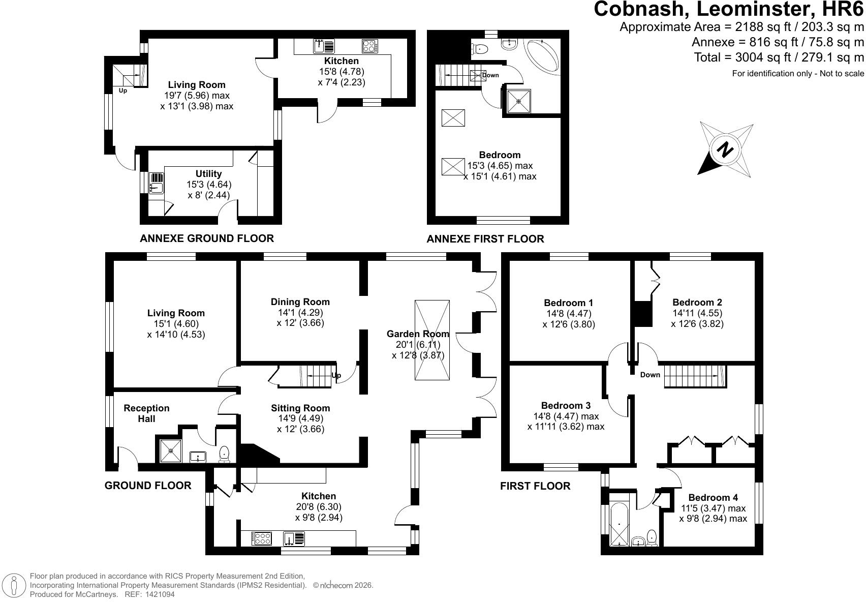 Cobnash, Kingsland, Leominster, Herefordshire floorplan