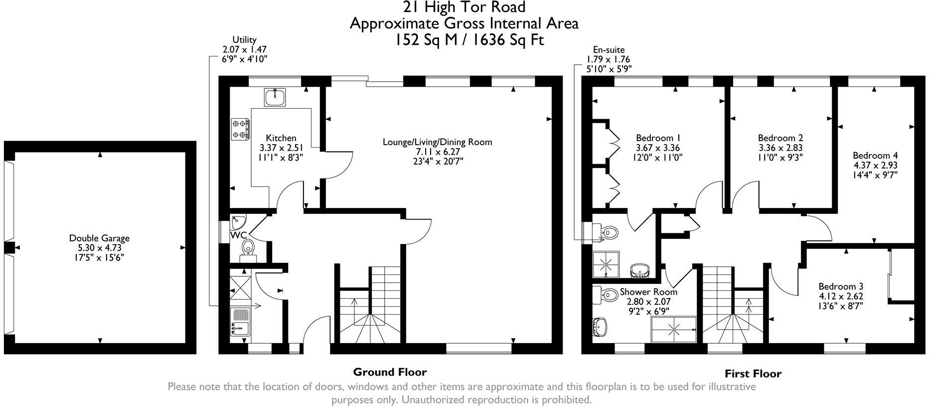 High Tor Road, Matlock floorplan
