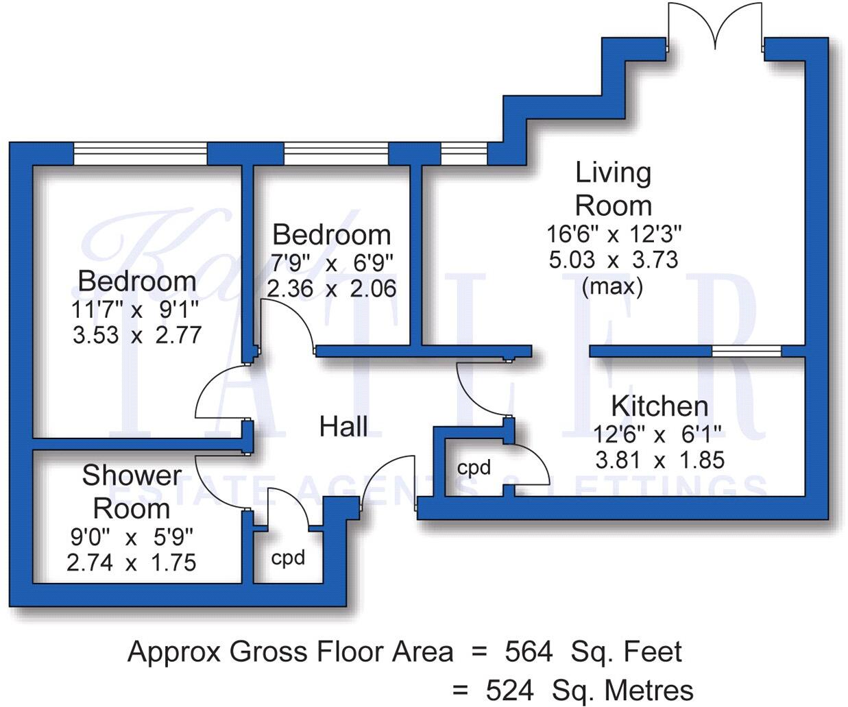Croft Avenue East, Bromborough, Wirral floorplan