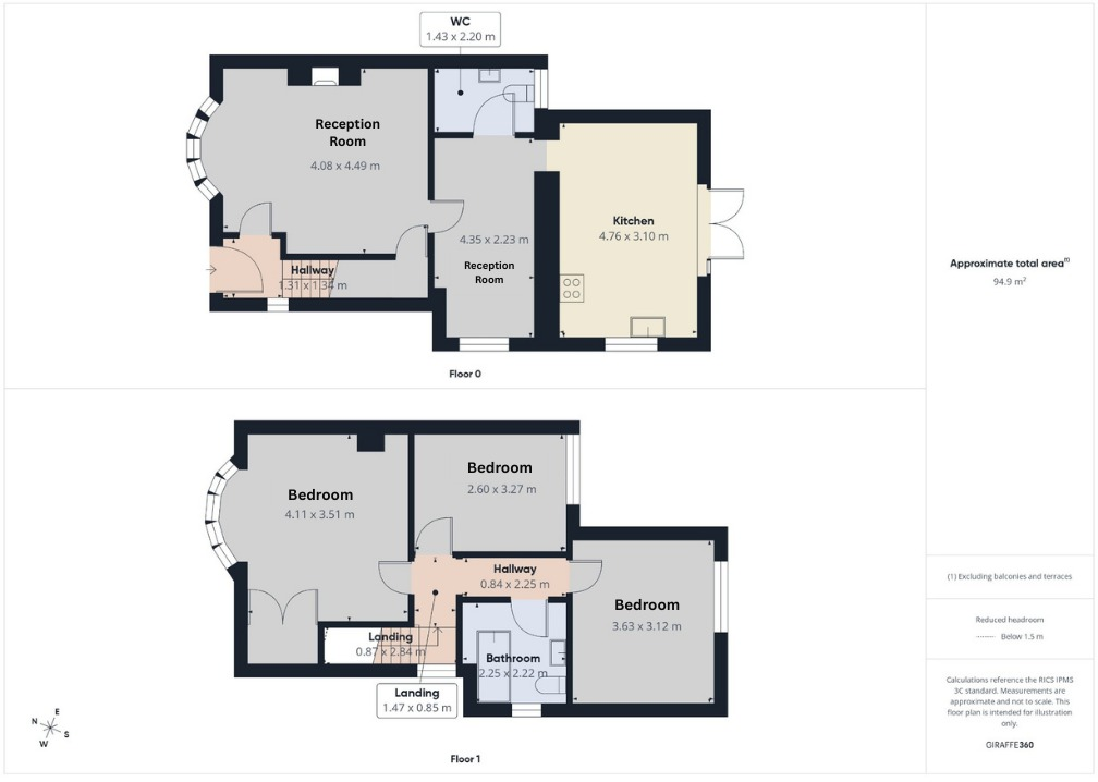 Kings Avenue, Flint, CH6 5JS floorplan