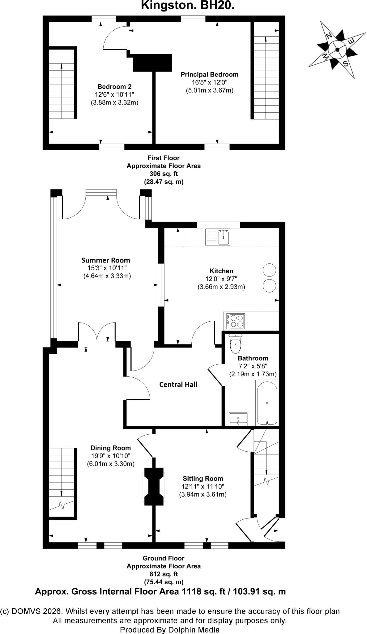 Kingston, Wareham, Dorset floorplan