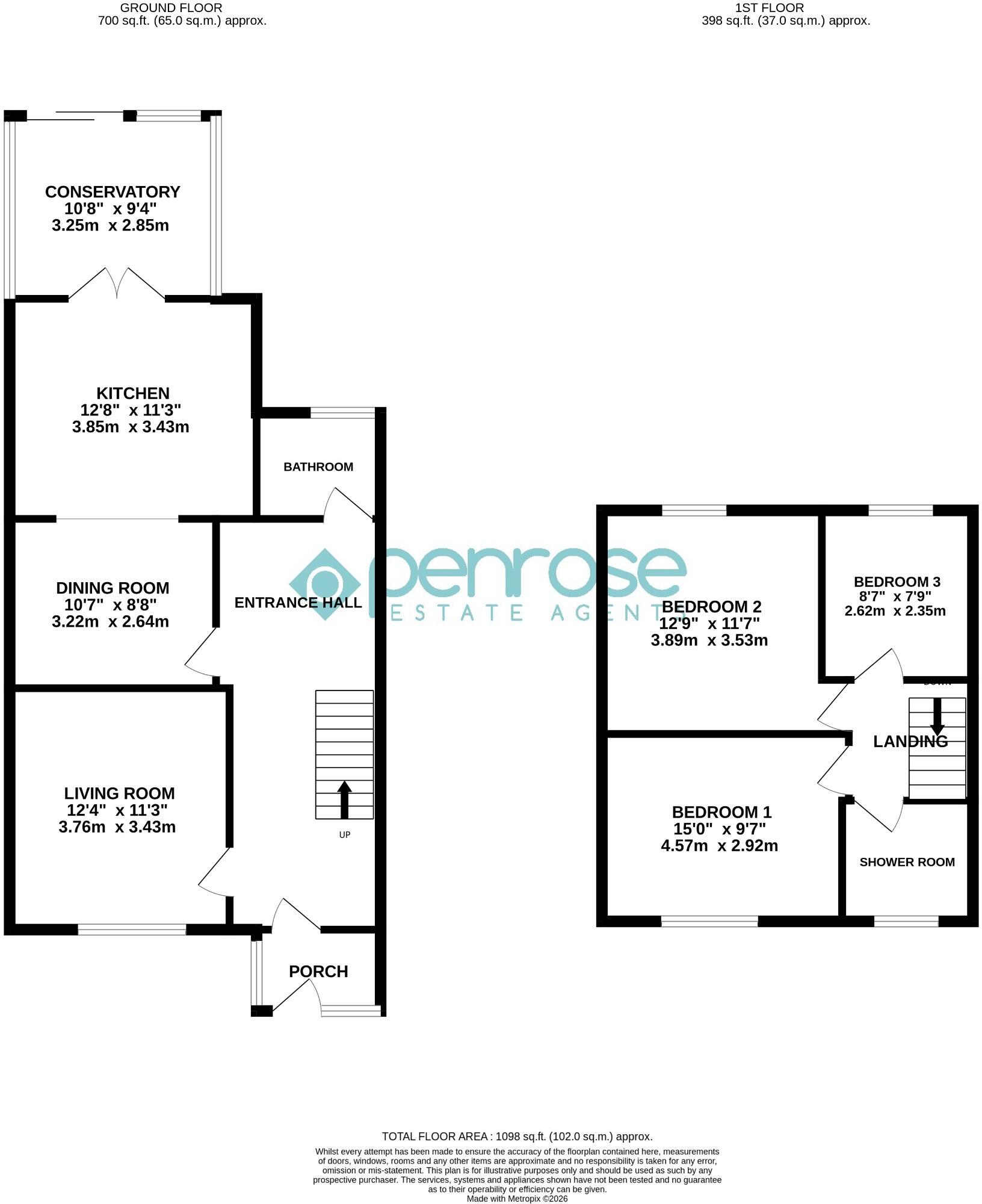 Carmelite Road, Luton, Bedfordshire, LU4 0NH floorplan