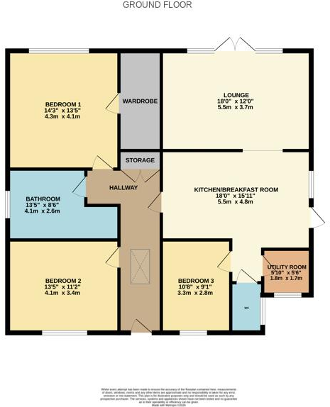 Wellington Avenue, Hullbridge, Hockley floorplan