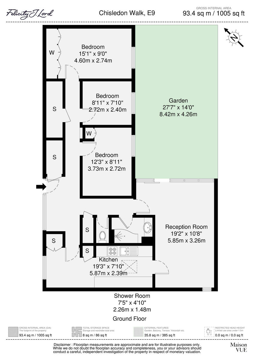 Chisledon Walk, London E9 floorplan