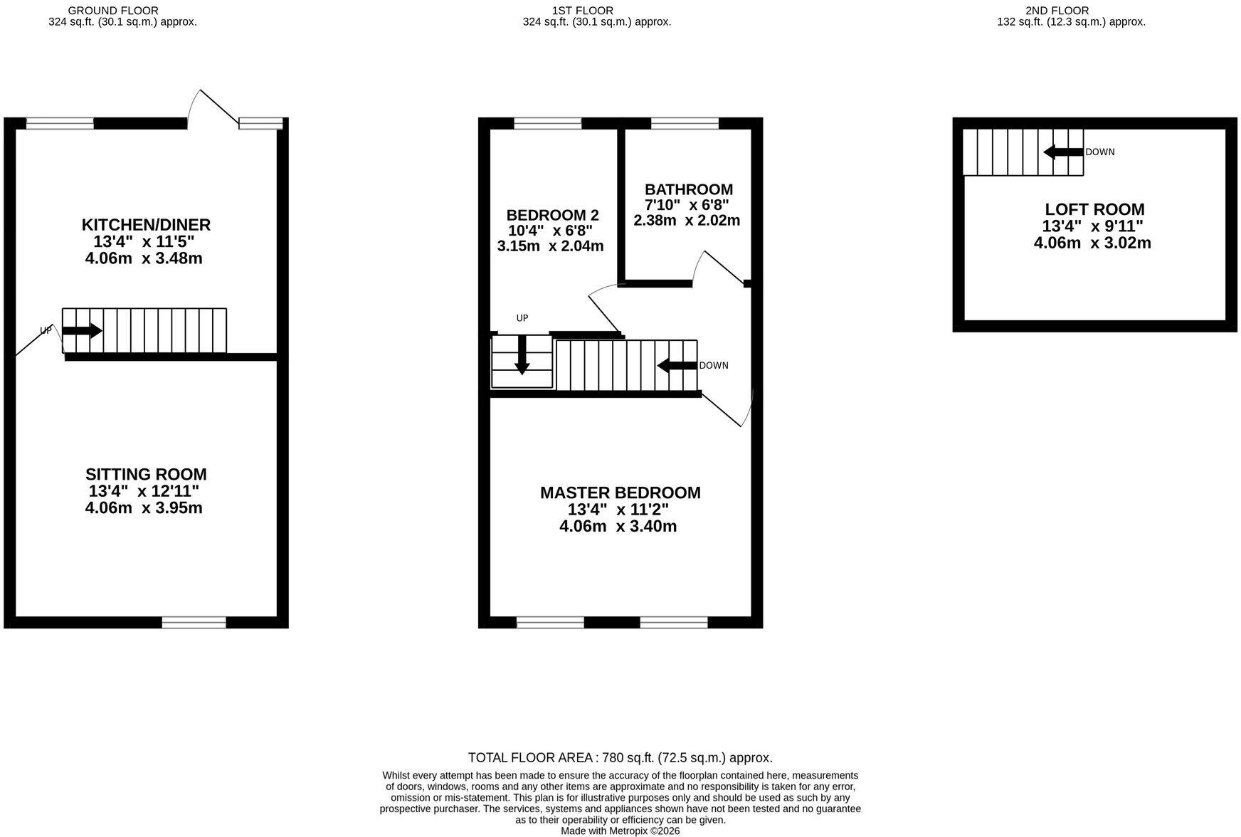 Ellesmere Street, Tyldesley, M29 floorplan