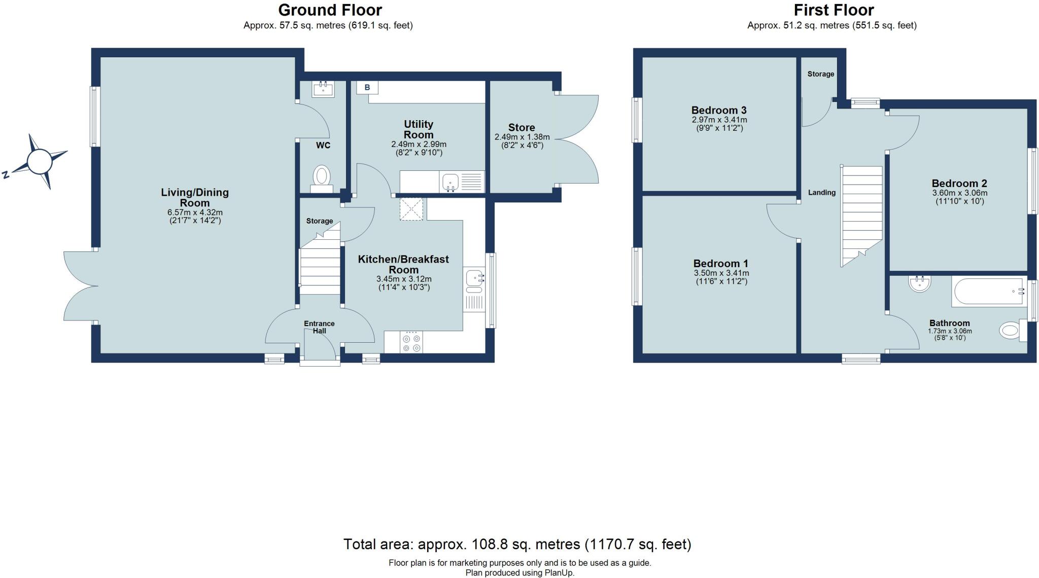 Tippendell Lane, St. Albans, Hertfordshire, AL2 floorplan