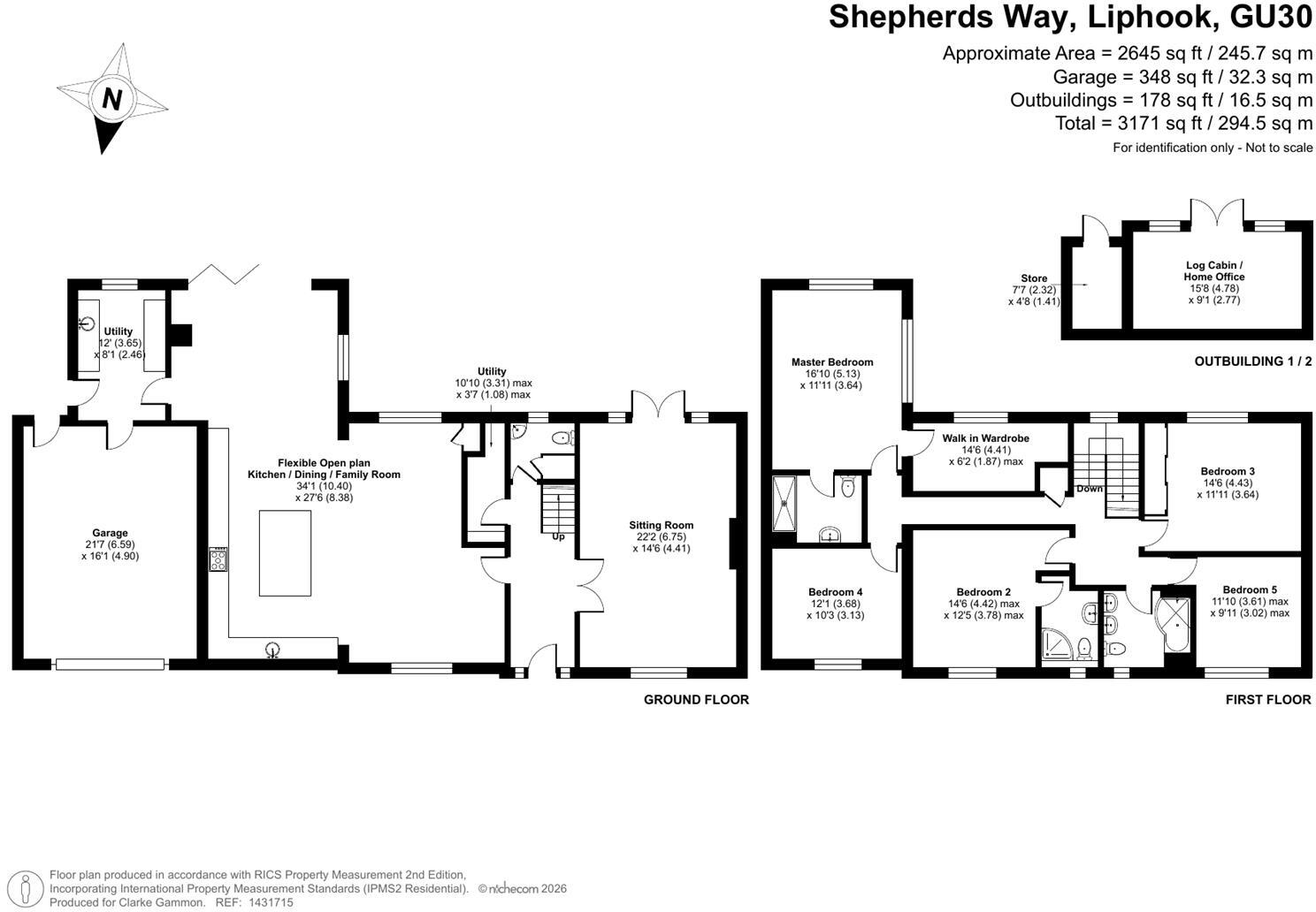 Shepherds way, Liphook, Hampshire. floorplan
