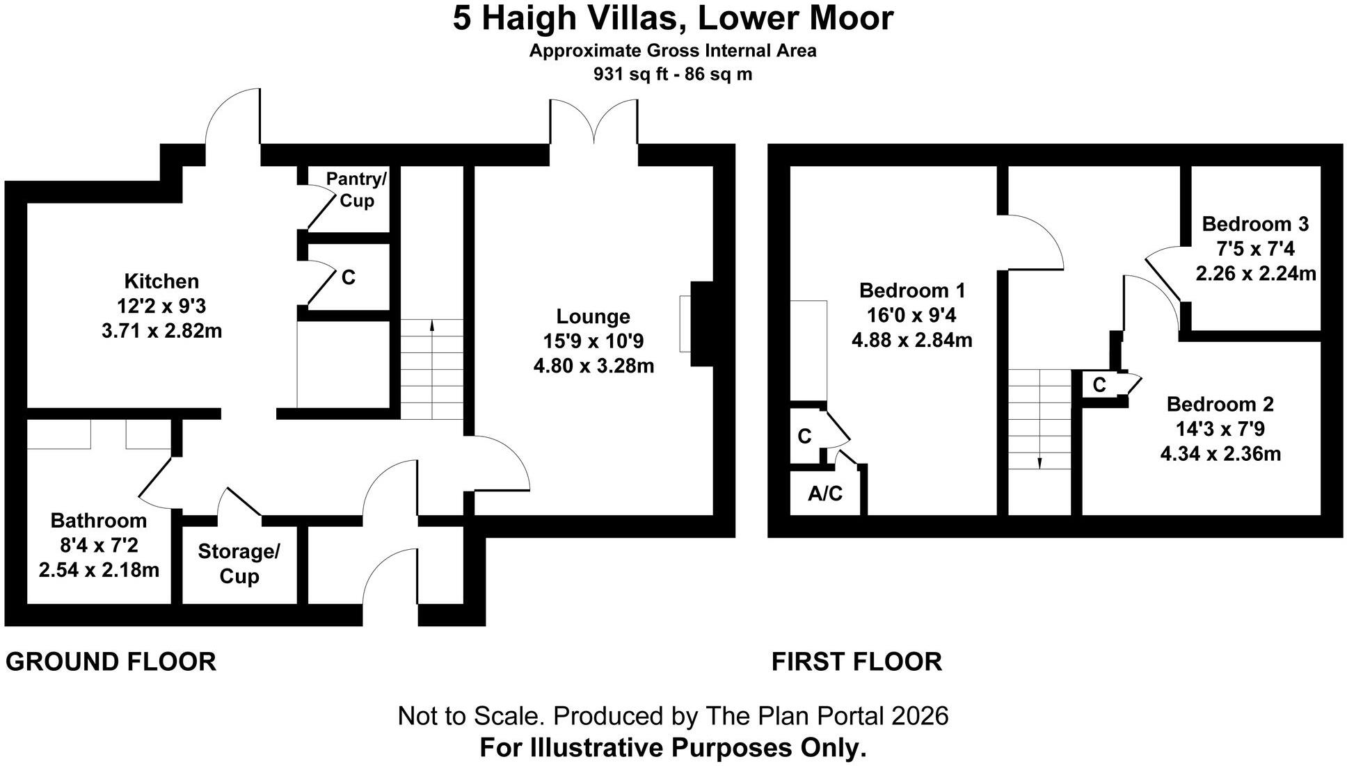 Throckmorton Road, Lower Moor, WR10 floorplan