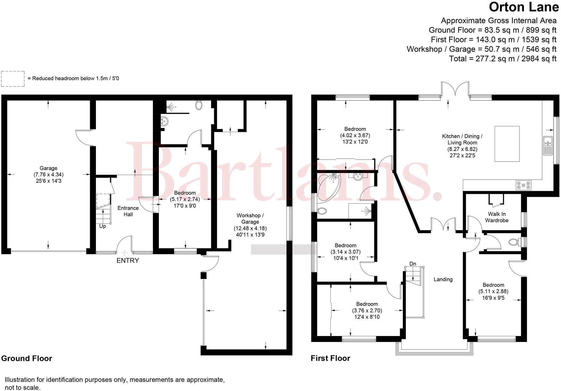 Orton Lane, Wombourne, WV5 floorplan