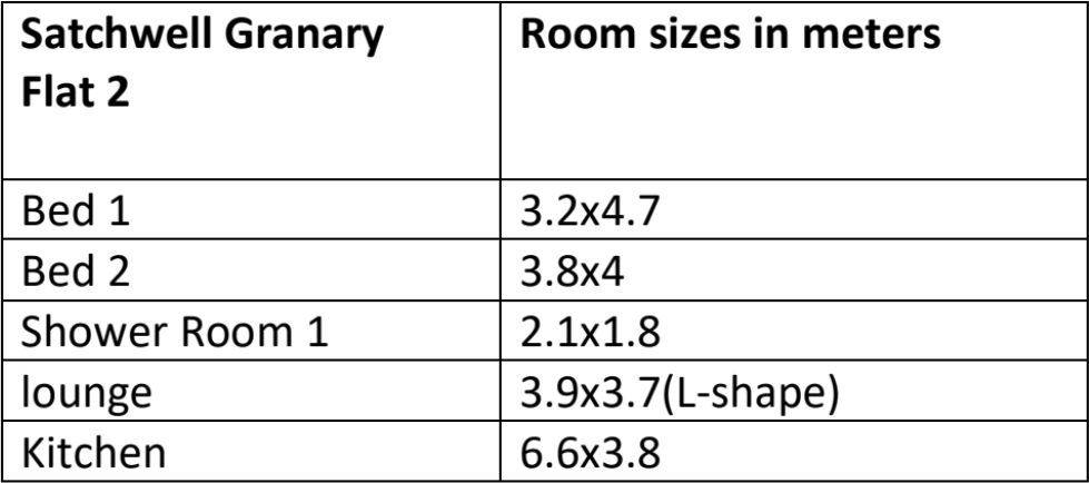 Apartment 2, Satchwell Granary, 2 New Street, Leamington Spa floorplan