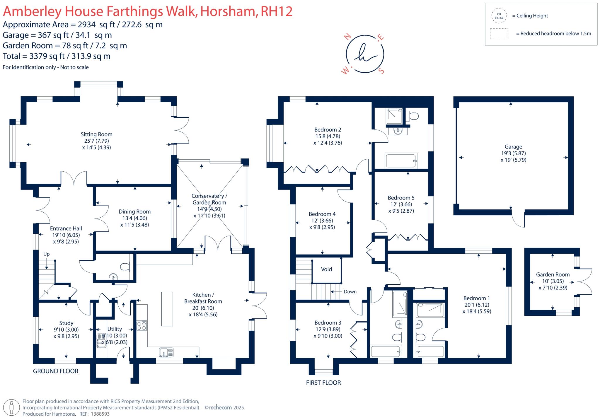 Farthings Hill, Horsham, RH12 floorplan
