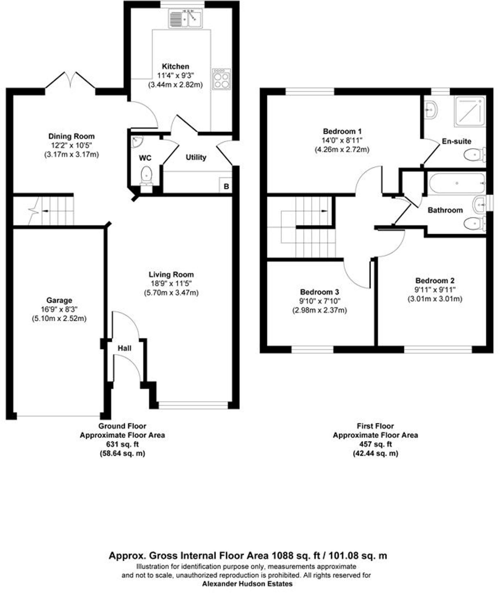 Highfield Place, Killingworth Village, NE12 floorplan