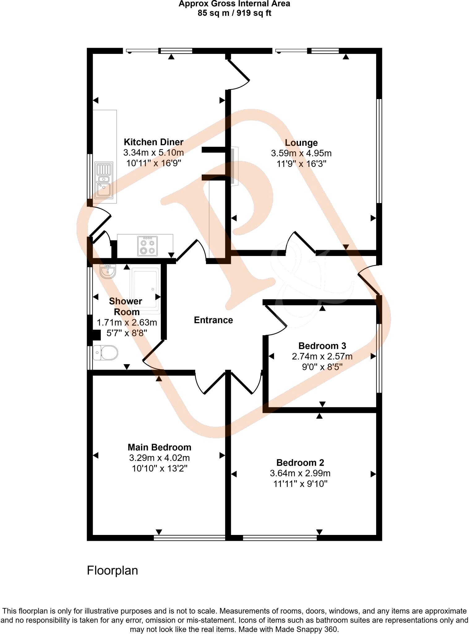 Clacton Road, St. Osyth, Clacton-on-Sea, Essex, CO16 floorplan