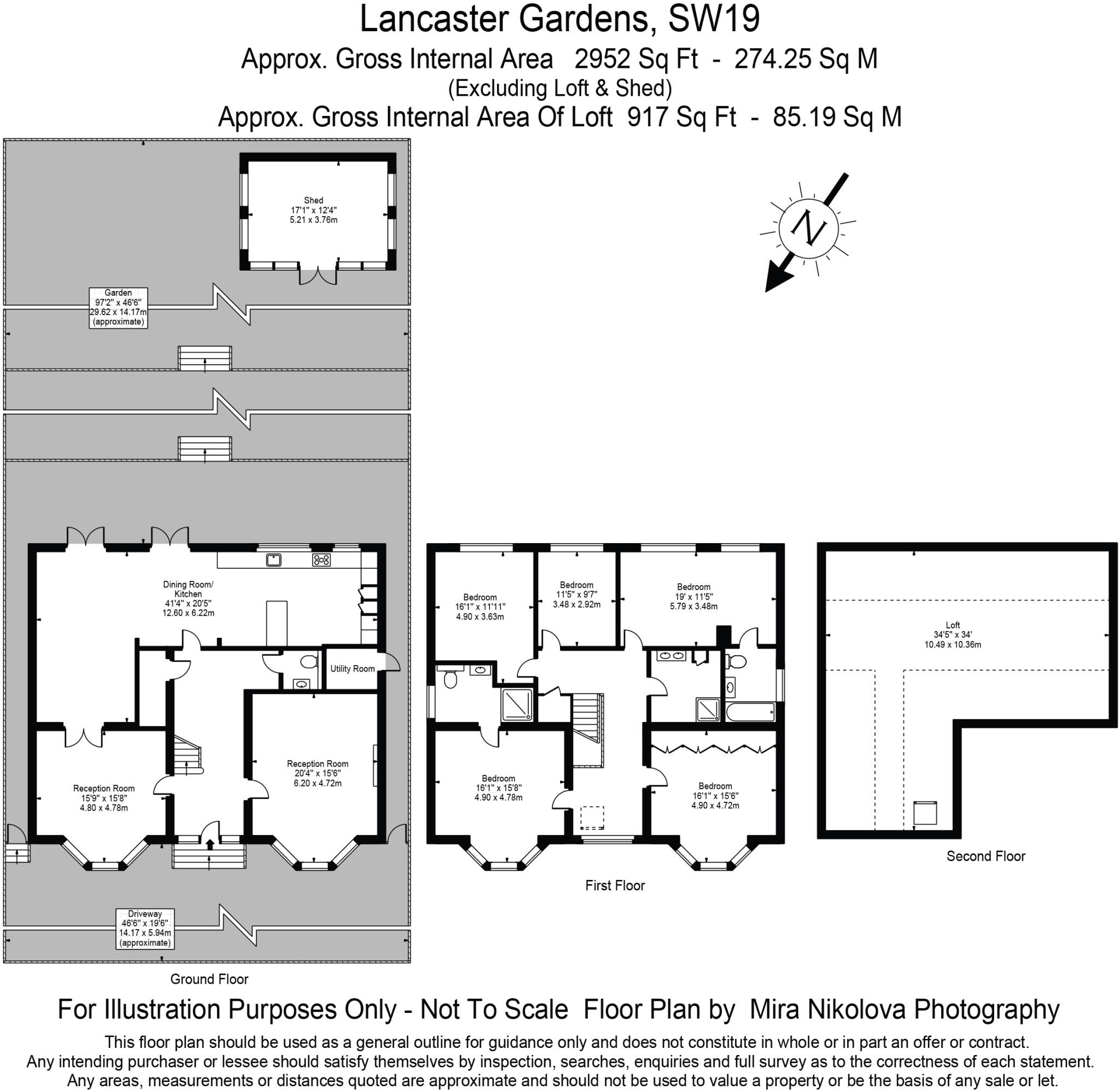 Lancaster Gardens, Wimbledon, London, SW19 floorplan