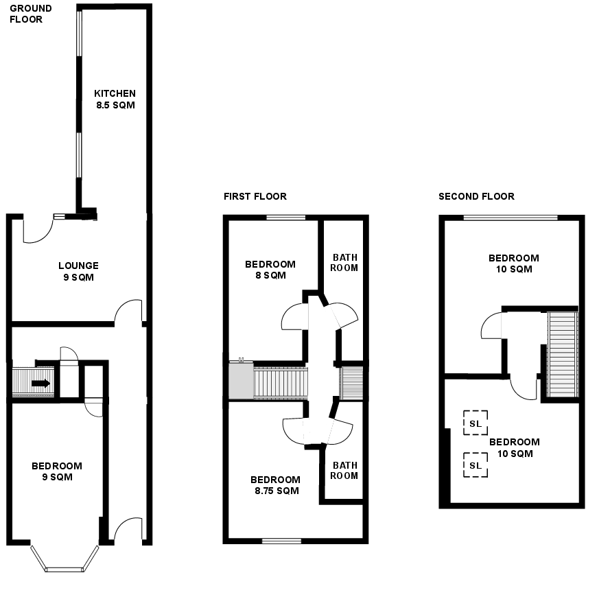Claude Street, Dunkirk, Nottingham, NG7 floorplan
