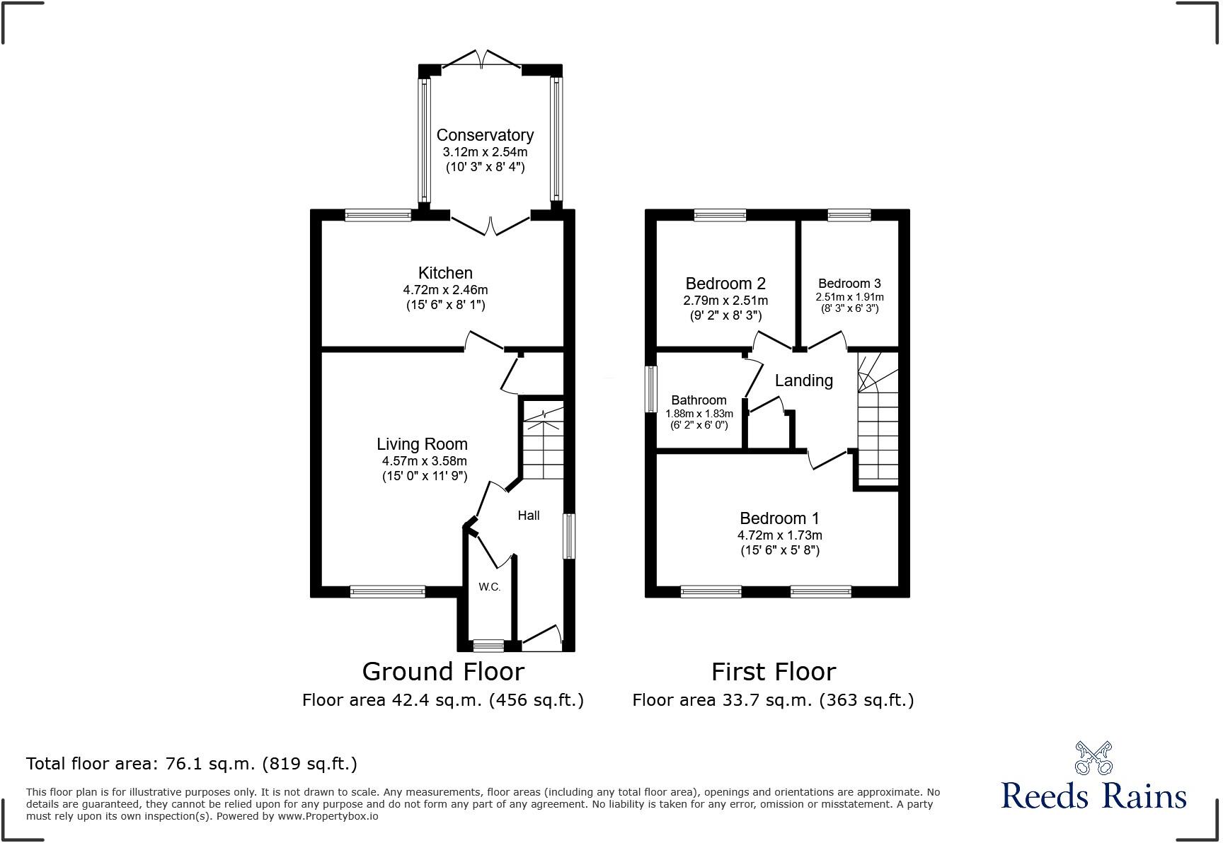 Roseview Crescent, Kinmel Bay, Conwy, LL18 floorplan