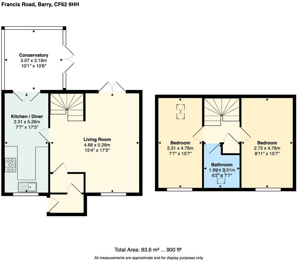 Francis Road, Barry floorplan