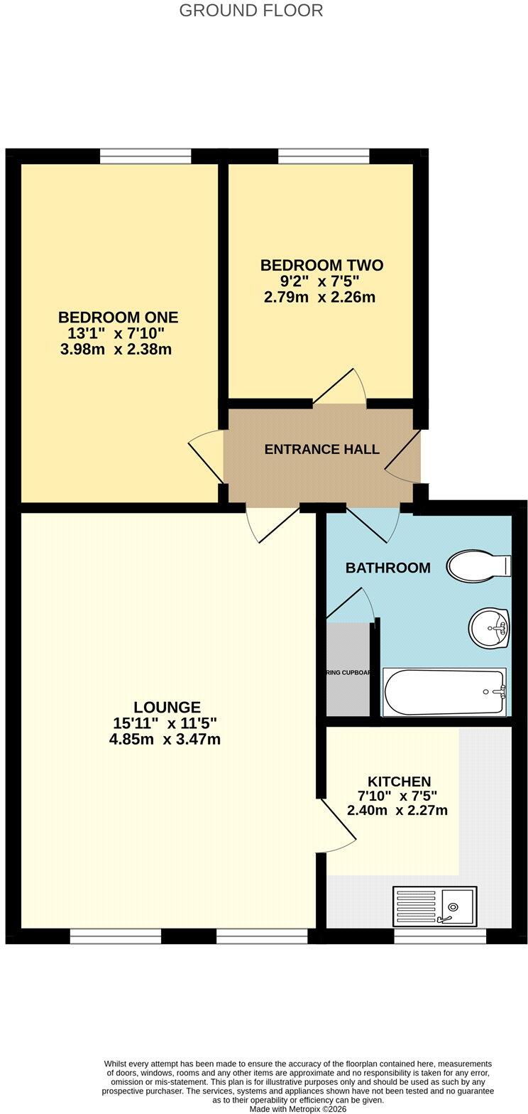 Old Tannery Court, Severnside South, Bewdley floorplan