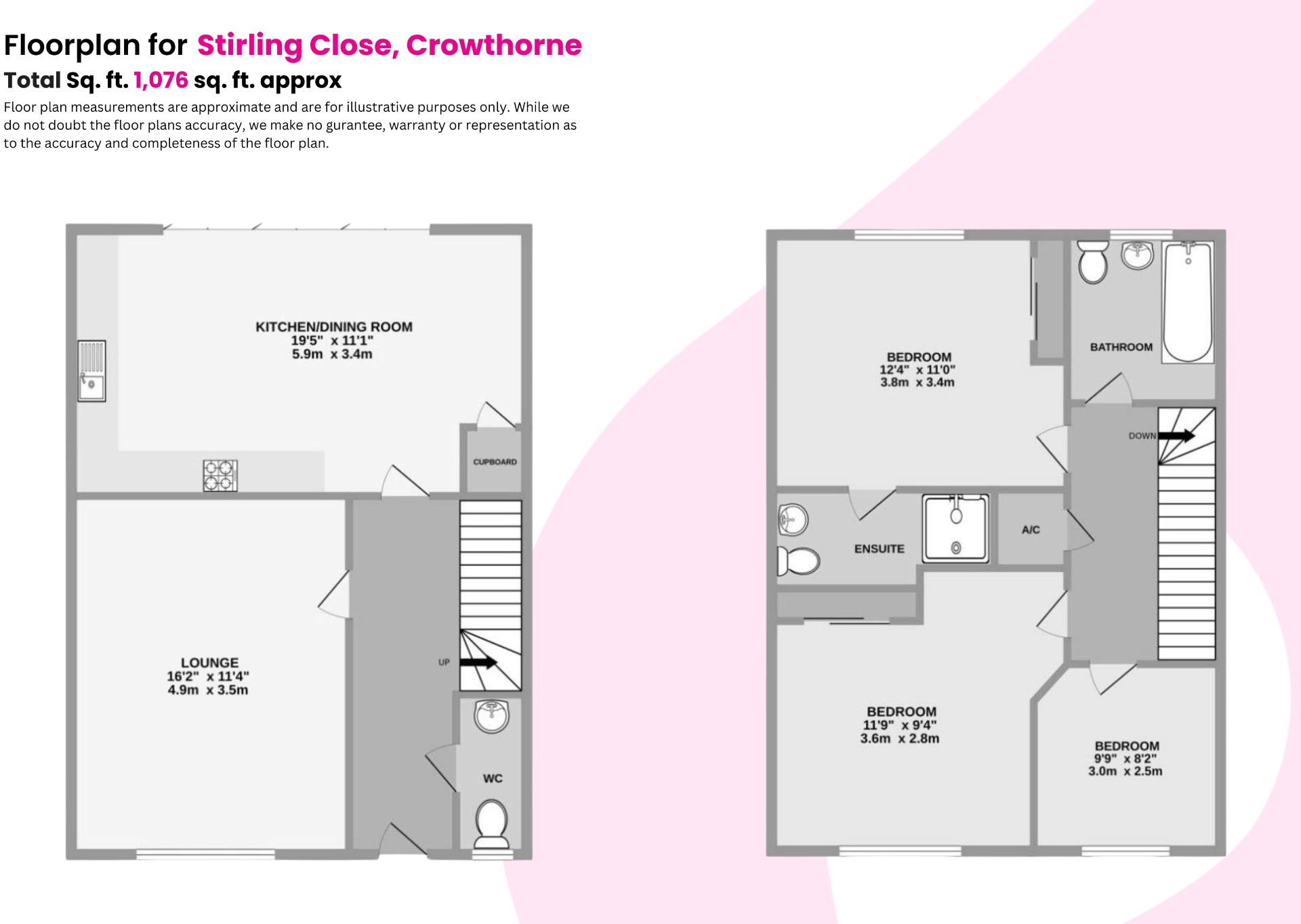 Stirling Close, Crowthorne, Berkshire, RG45 floorplan