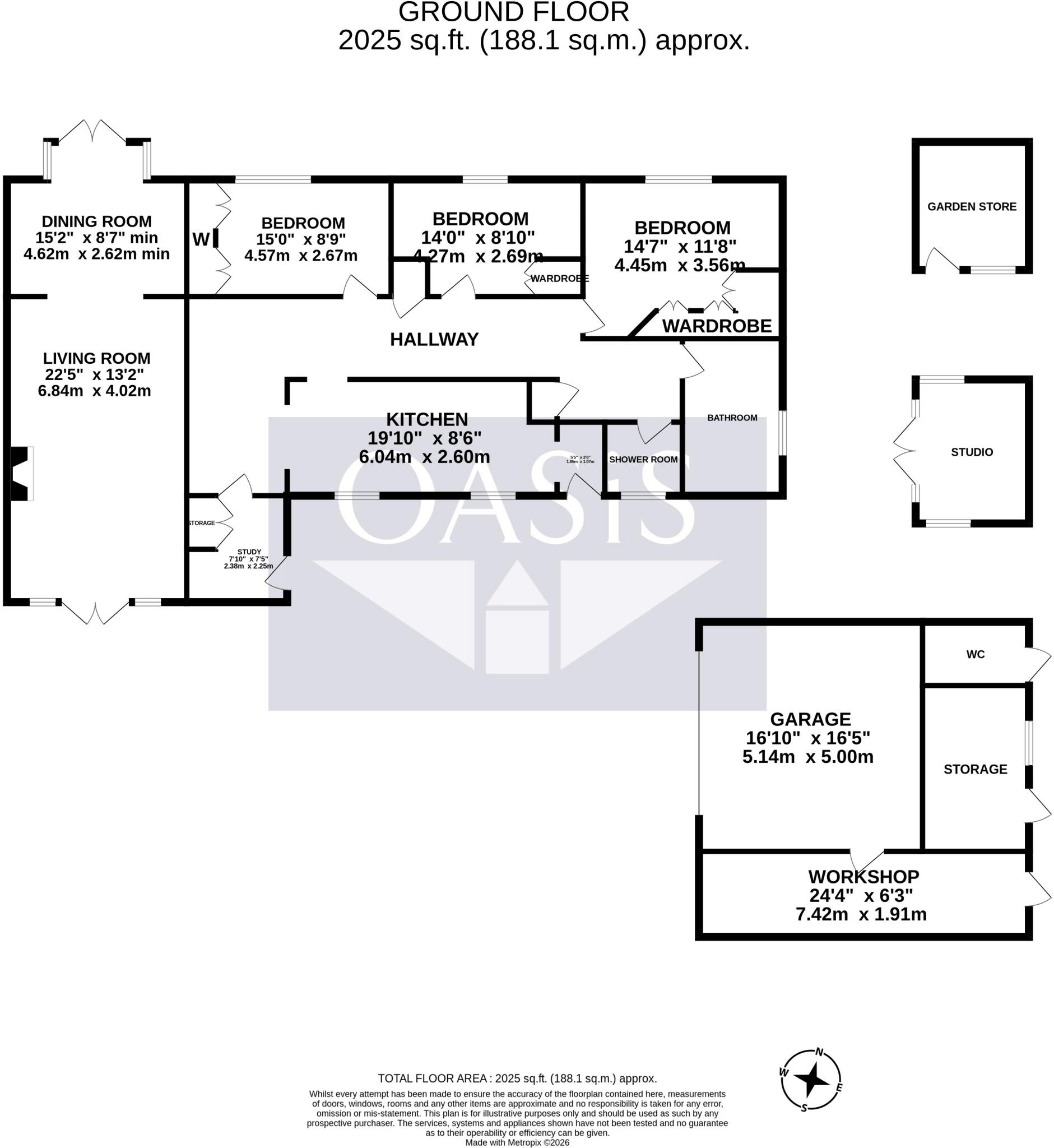 Towpath, Shepperton, Surrey, TW17 floorplan