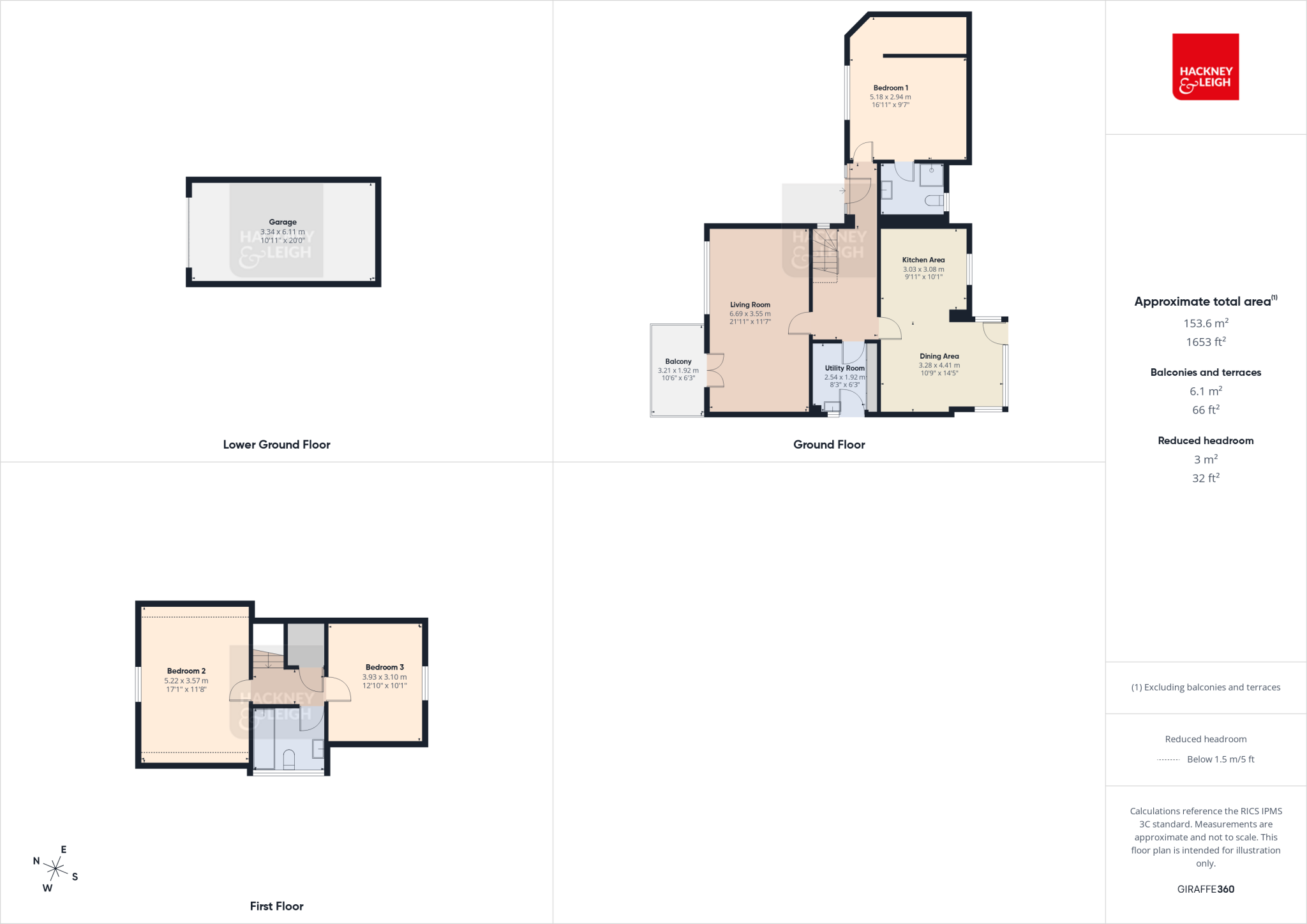 1 Beechwood Close, Bowness-on-Windermere, LA23 3AB floorplan