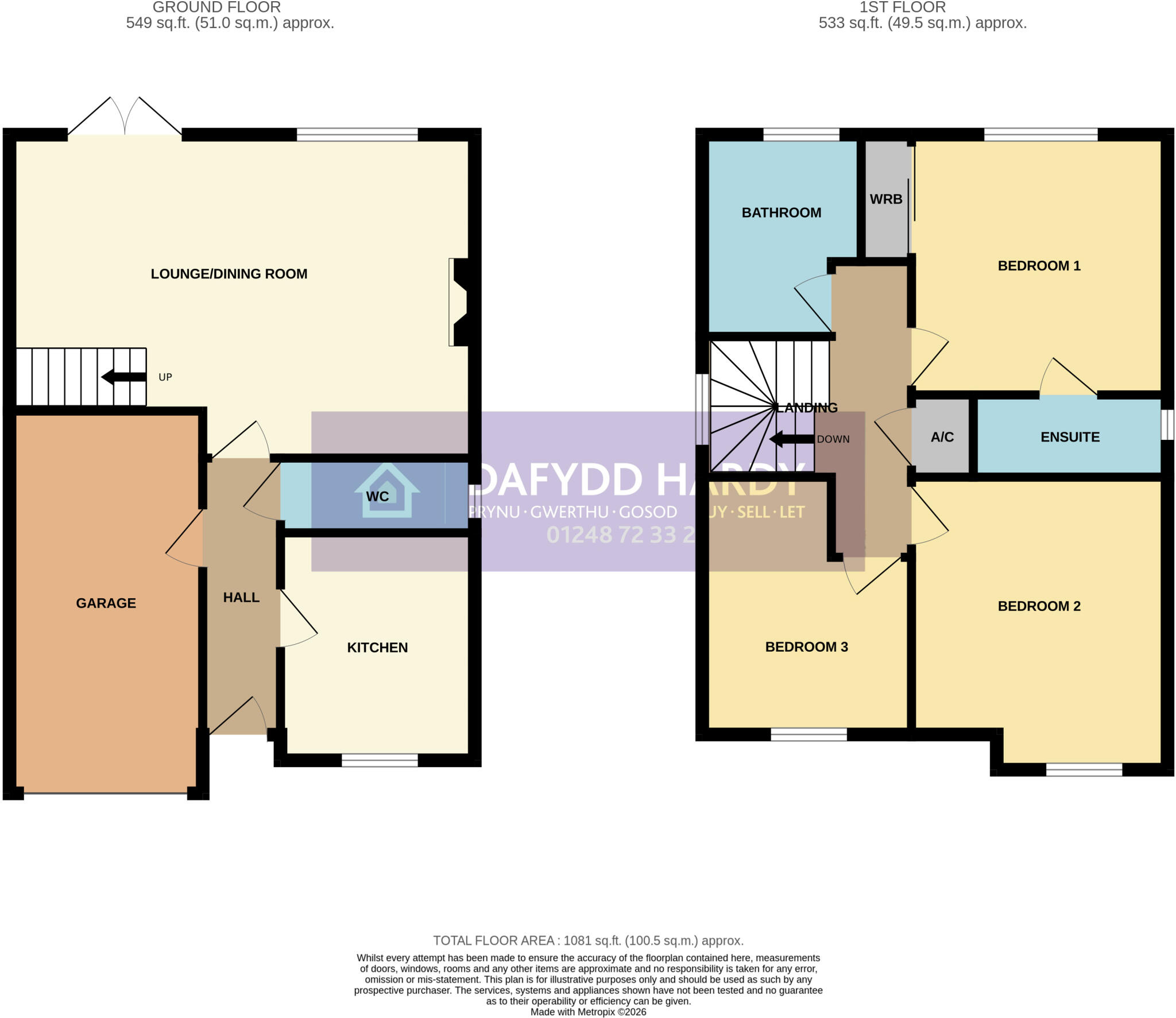 Maes Berea, Bangor, Gwynedd, LL57 floorplan