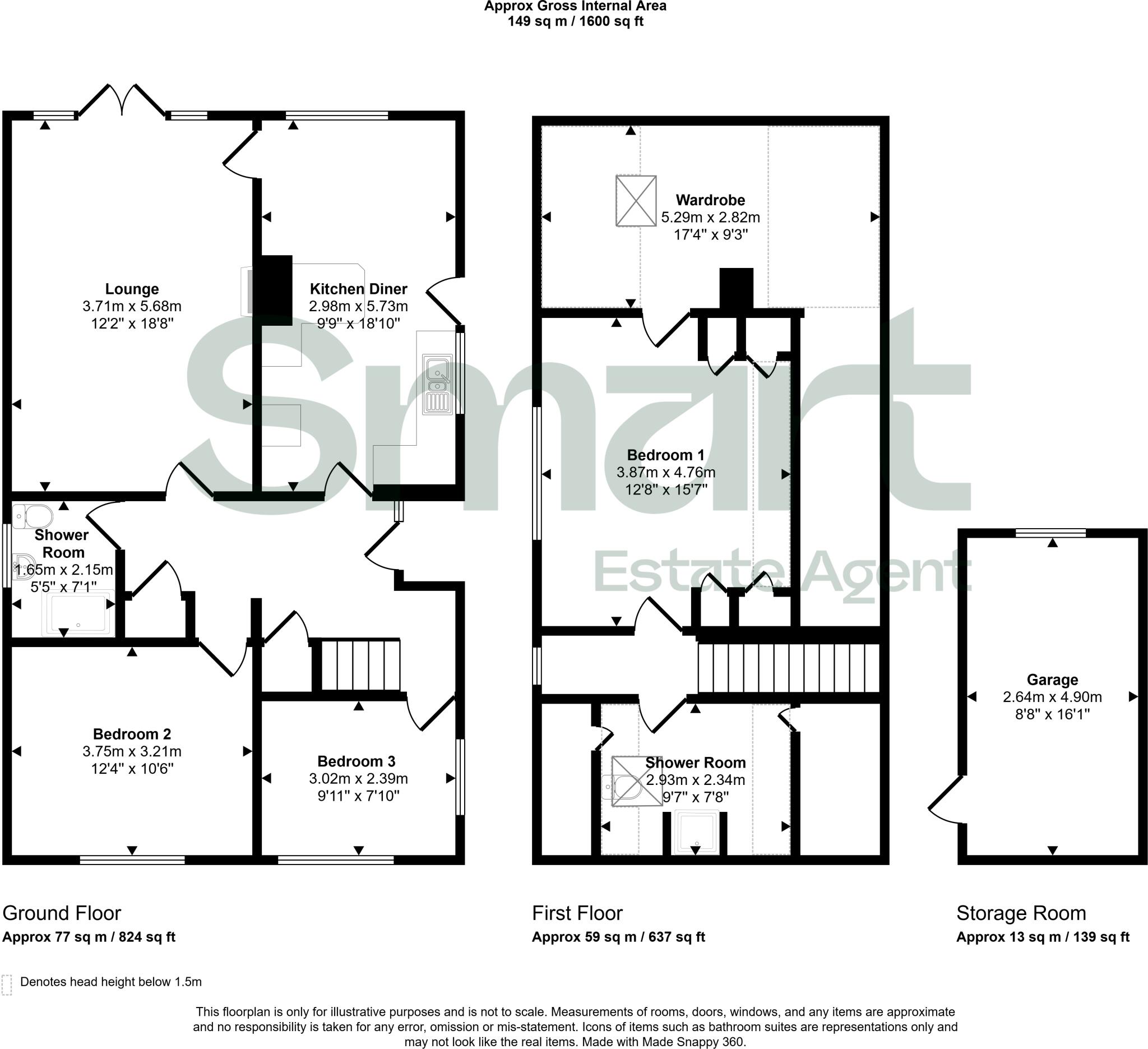 Union Road, Exeter floorplan