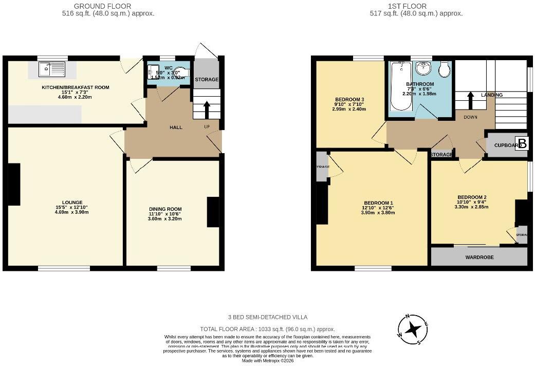52 Park Road, Rosyth, Dunfermline floorplan