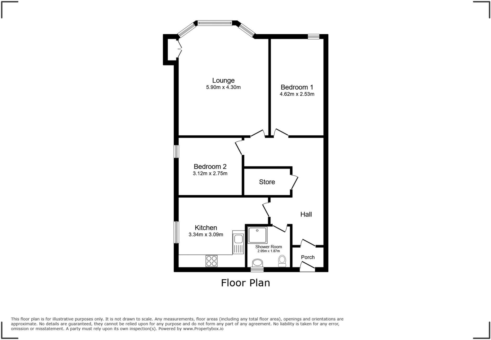 ‘Glenfruin’ 24 Marine Parade, Millport, KA28 0EE floorplan