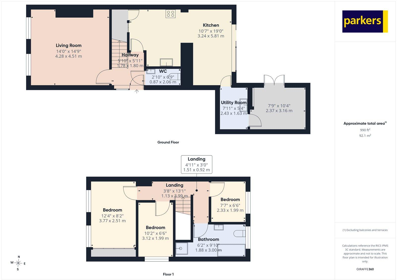 Meadow Way, Theale, Reading, Berkshire, RG7 floorplan