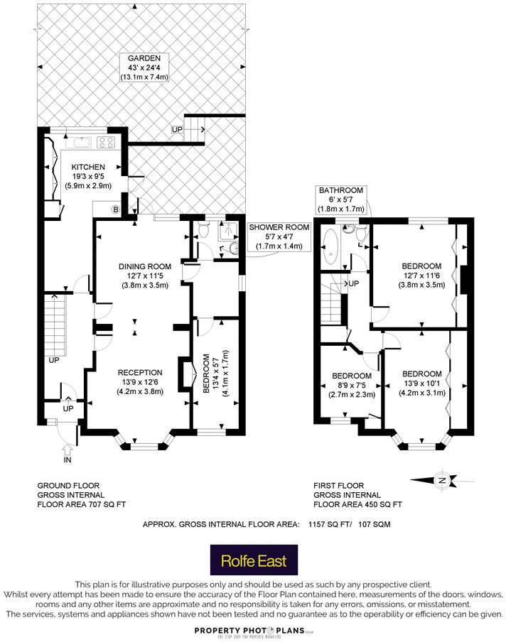 Kingsdown Avenue, Acton floorplan