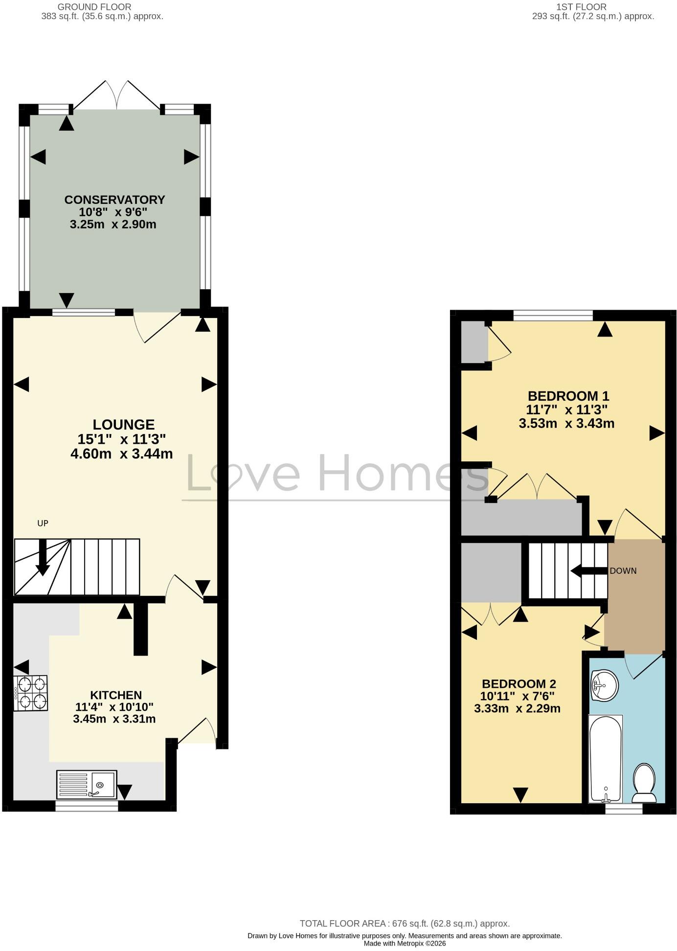 High Street, Clophill floorplan