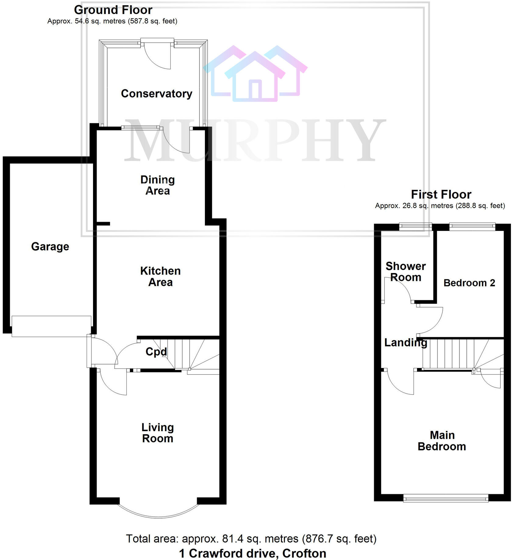 Crayford Drive, Crofton, Wakefield, West Yorkshire floorplan