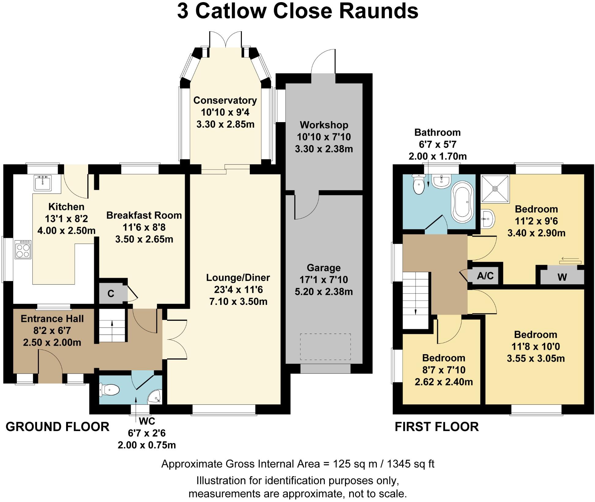 Catlow Close, NN9 floorplan