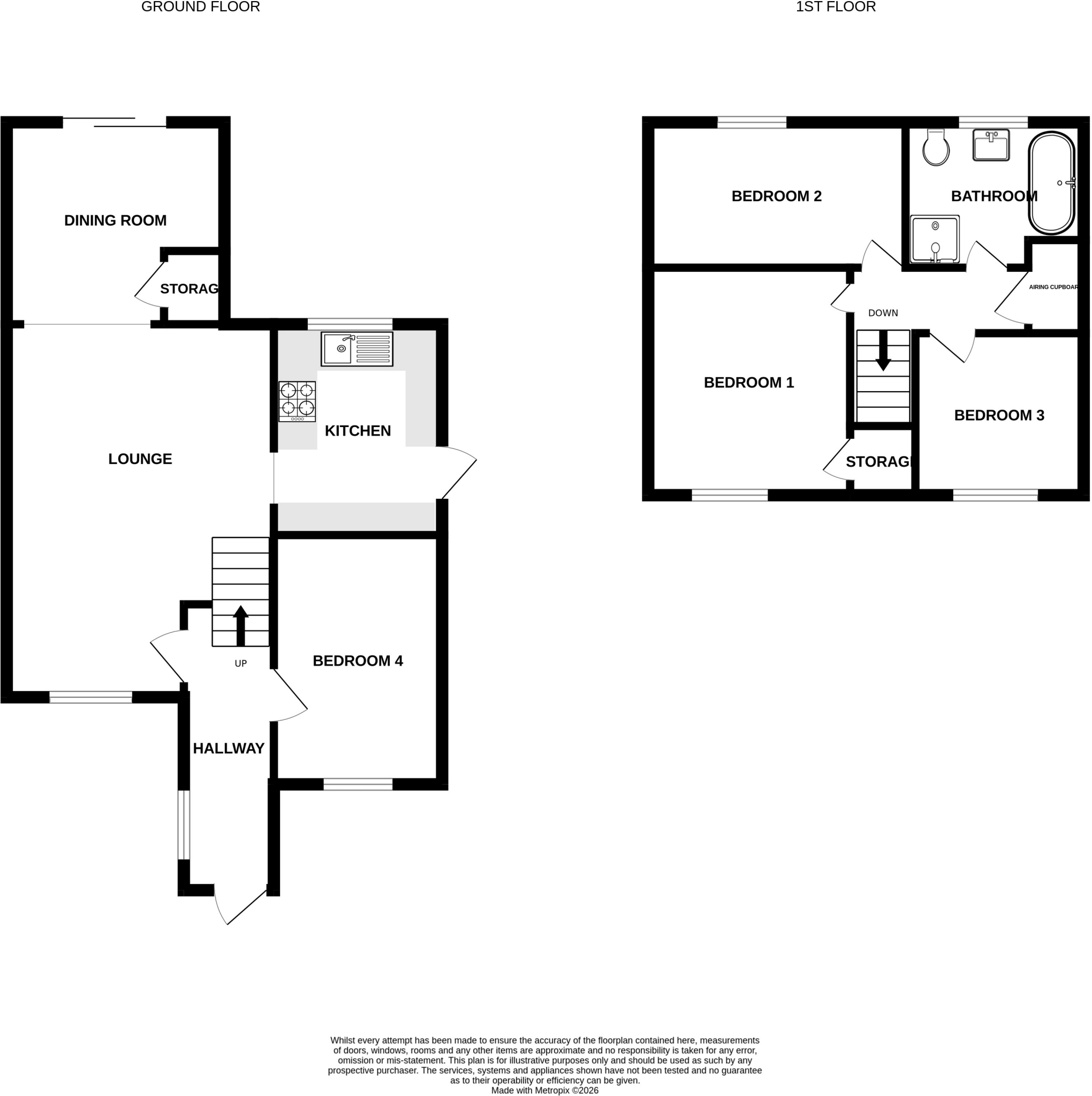 Millwrights, Tiptree floorplan