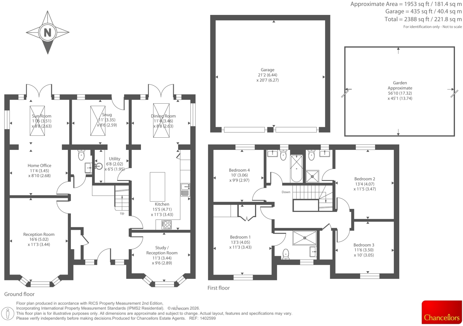 Drayton, Oxfordshire, OX14 floorplan