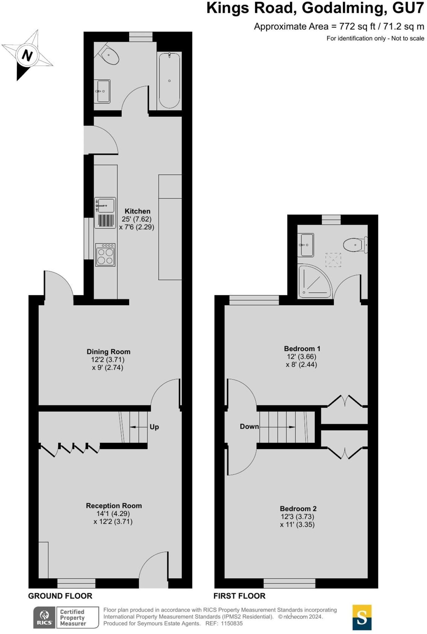 Kings Road, Godalming, GU7 floorplan