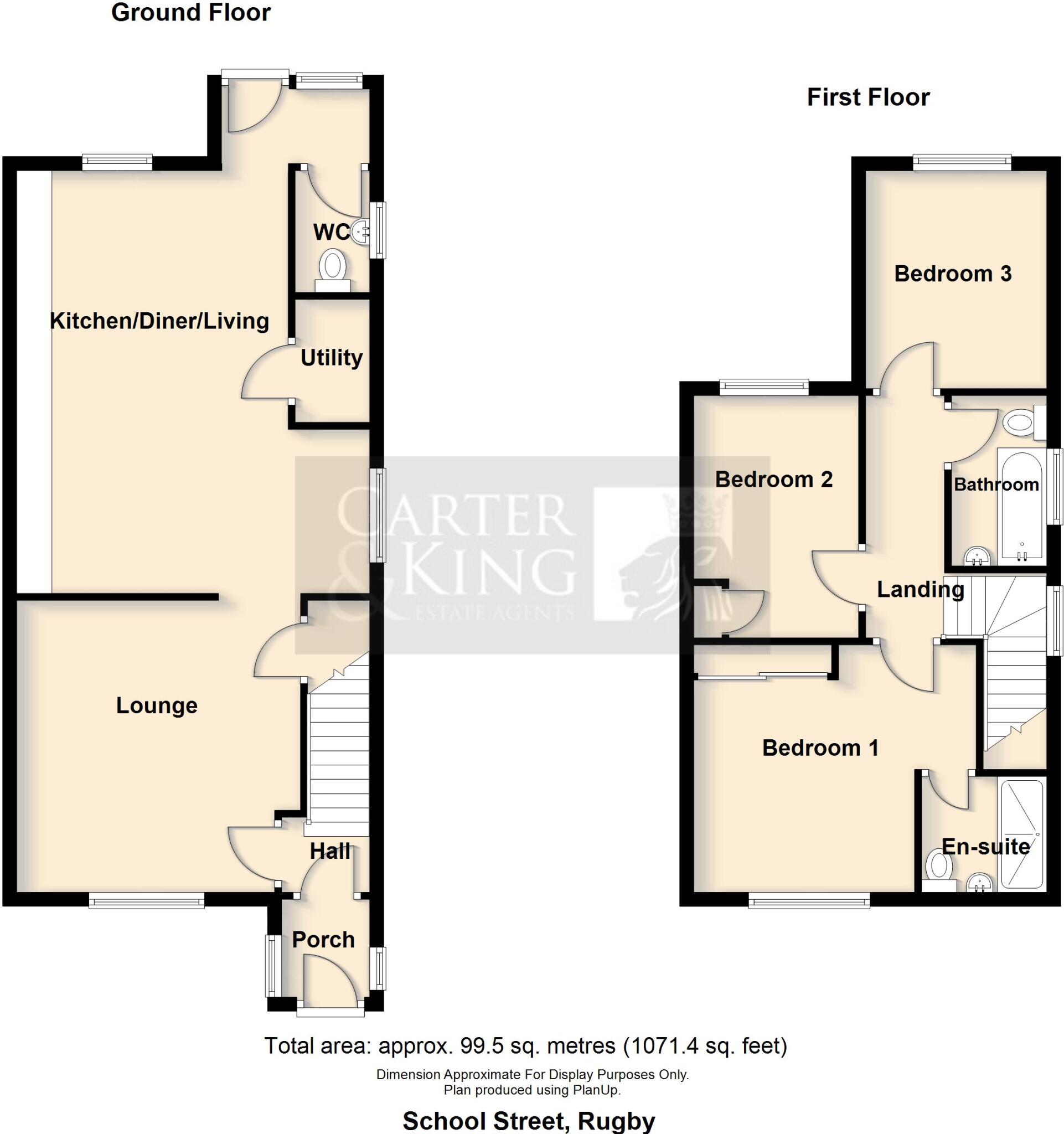 School Street, Dunchurch, Rugby floorplan
