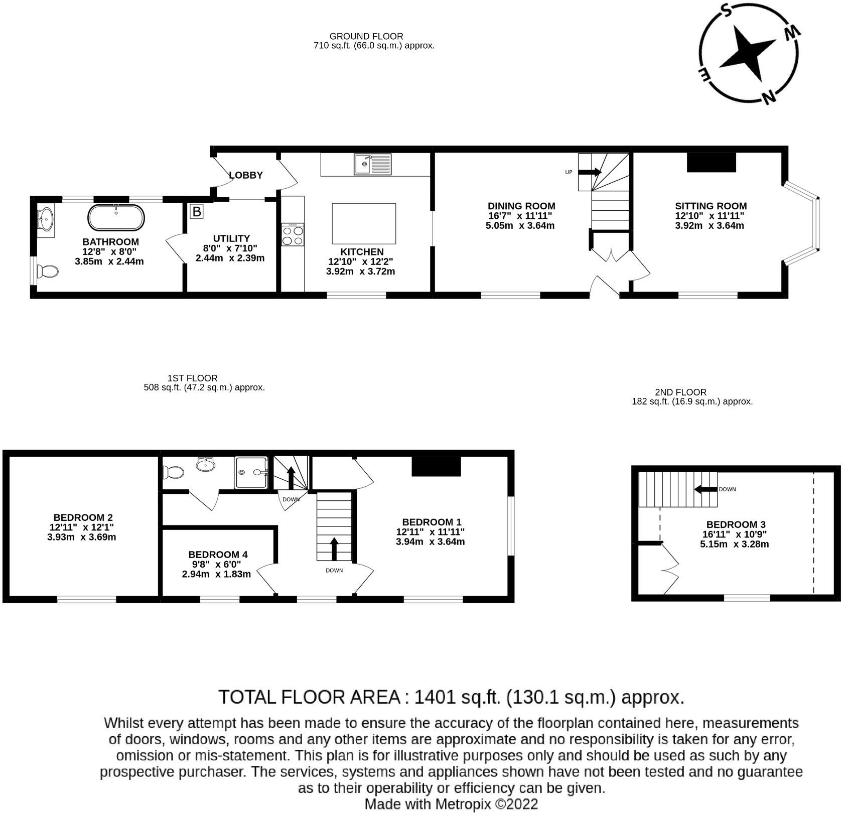 Lichfield Street, Fakenham floorplan