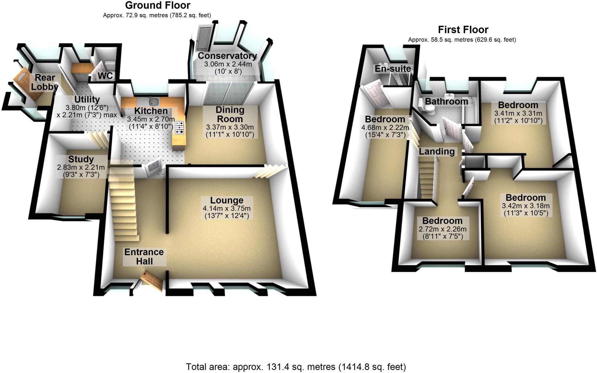 Childers Close, Shotley Gate, Ipswich, Suffolk, IP9 floorplan